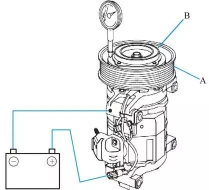 空调压缩机离合器检查