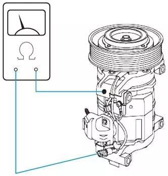 空调压缩机离合器检查